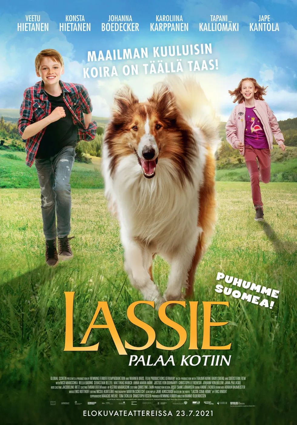 Official movie poster for Lassie Come Home