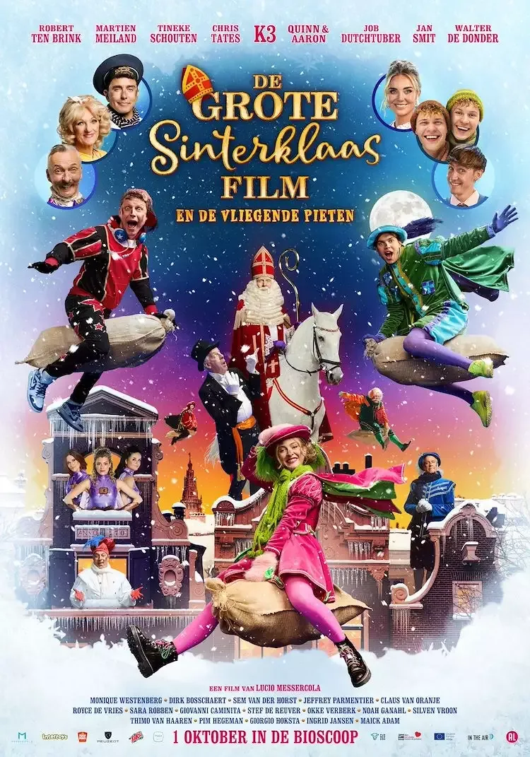 Officiële film poster voor De Grote Sinterklaasfilm en de in bioscopen in Winterswijk