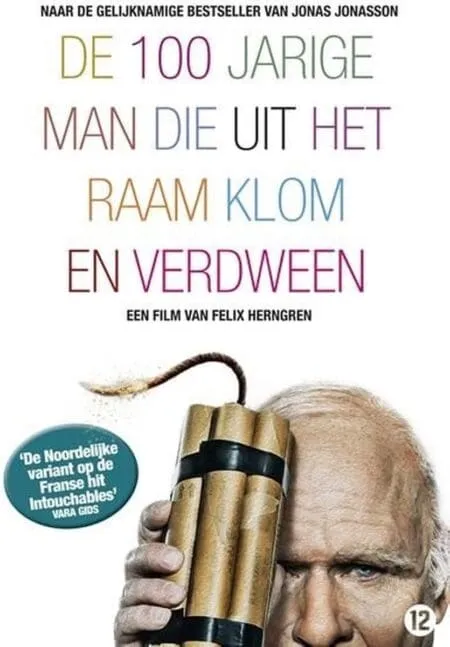 Officiële film poster voor De 100-jarige man die uit het raam klom en verdween
