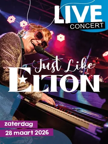 Póster oficial de Just Like Elton 2026 en cines de Países Bajos