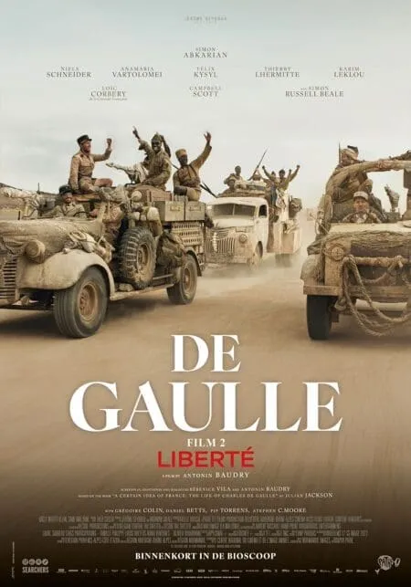 Official movie poster for De Gaulle: Liberté in cinemas in Utrecht