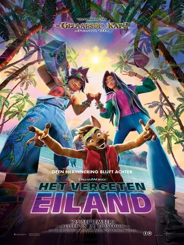Official movie poster for Het Vergeten Eiland in cinemas in Enschede