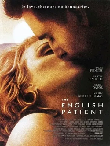 Official movie poster for The English Patient in cinemas in Netherlands