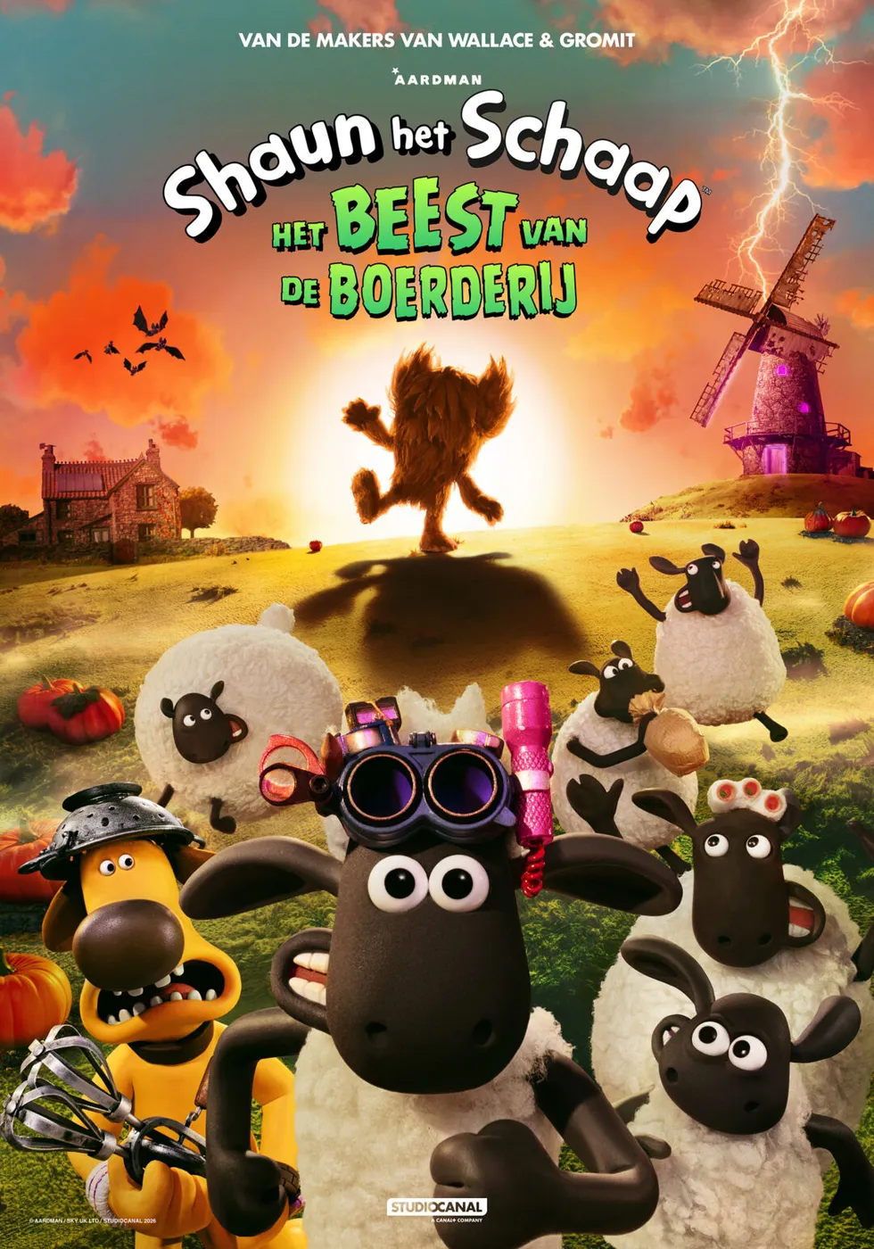 Póster oficial de Shaun het Schaap: Het Beest op de Boerderij