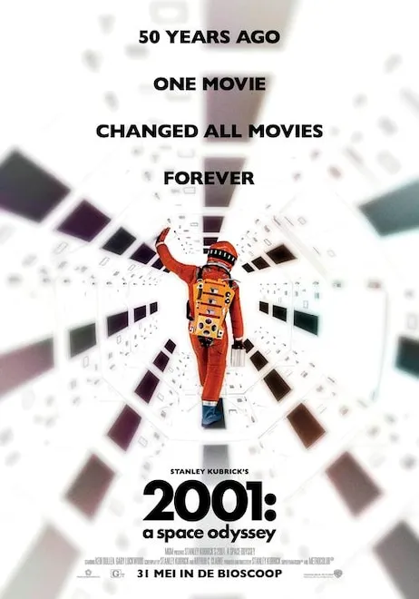 Póster oficial de 2001: A Space Odyssey en cines de Luxemburgo