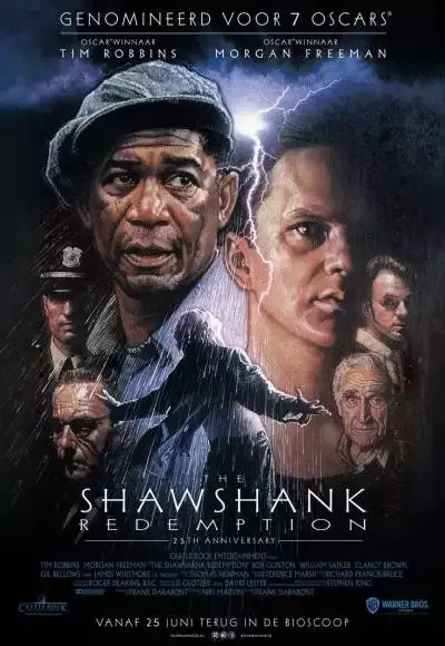 Póster oficial de The Shawshank Redemption