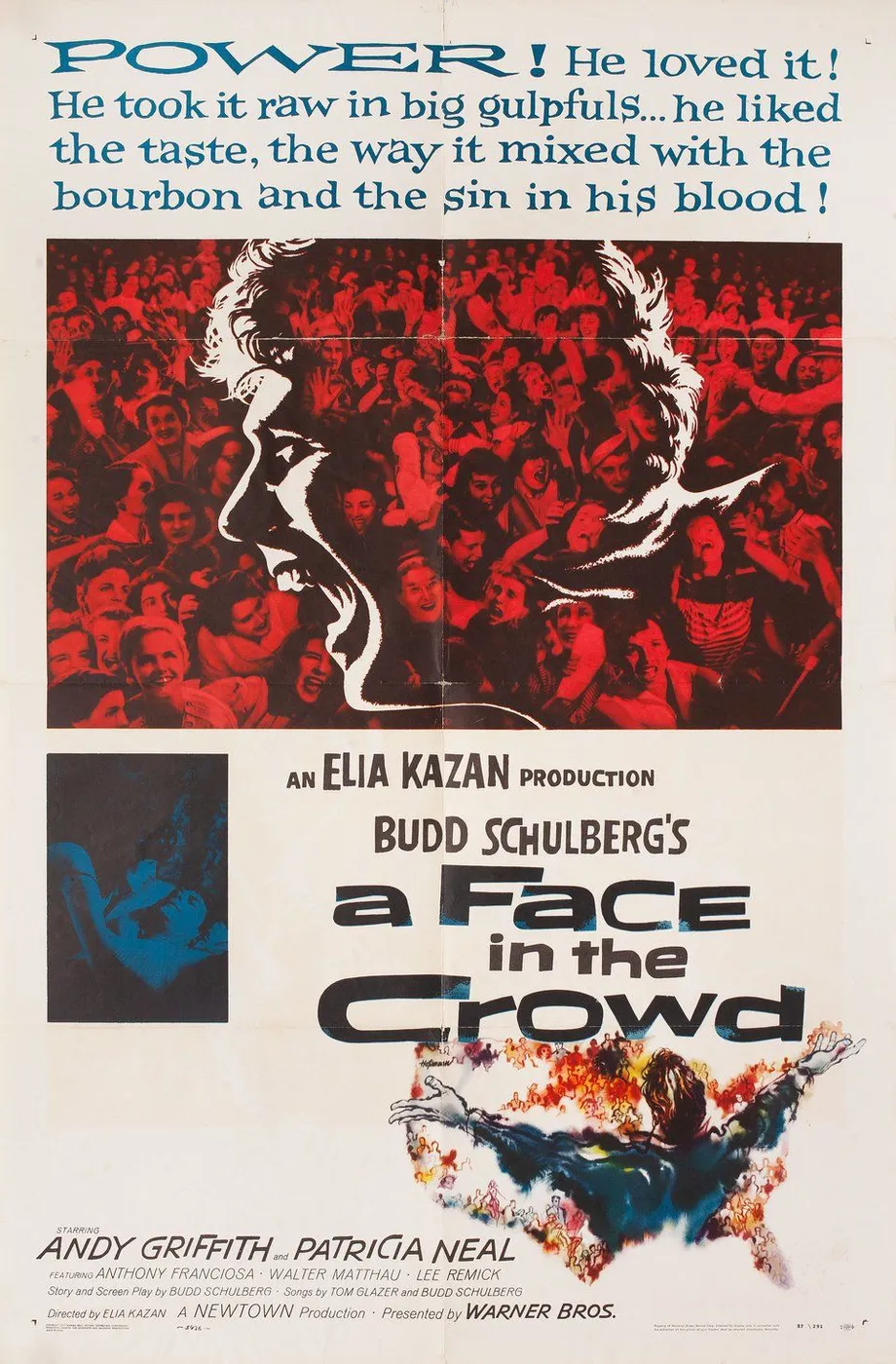 Official movie poster for A Face in the Crowd in cinemas in Netherlands