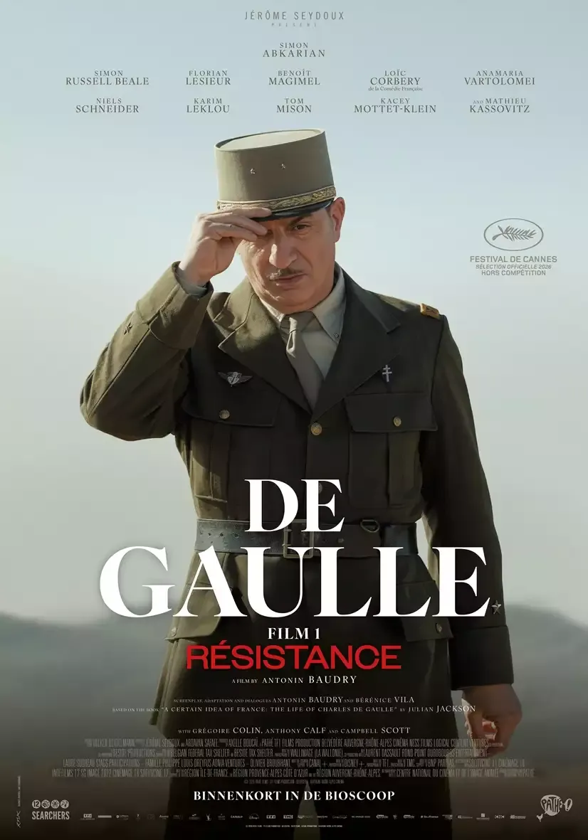 Official movie poster for De Gaulle: Résistance