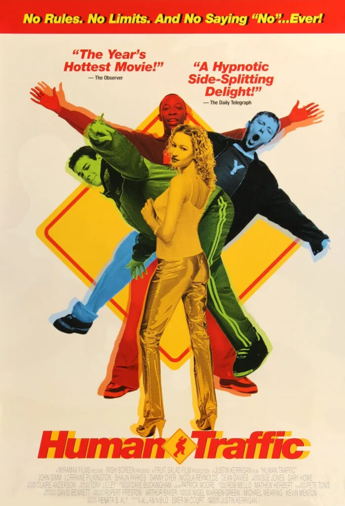 Póster oficial de Human Traffic en cines de Países Bajos