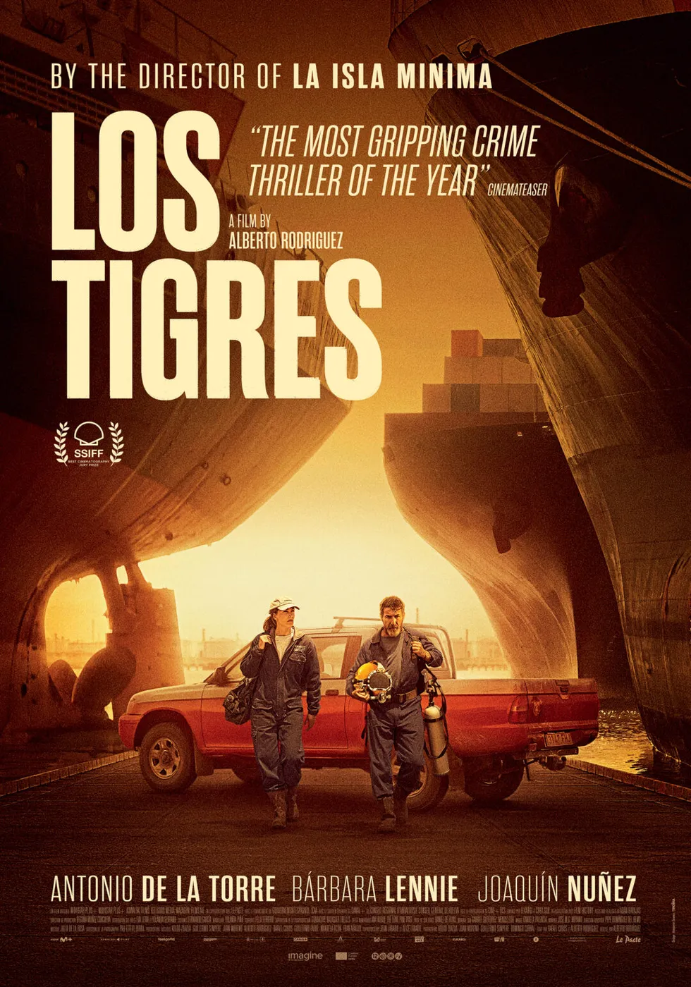 Official movie poster for Los tigres