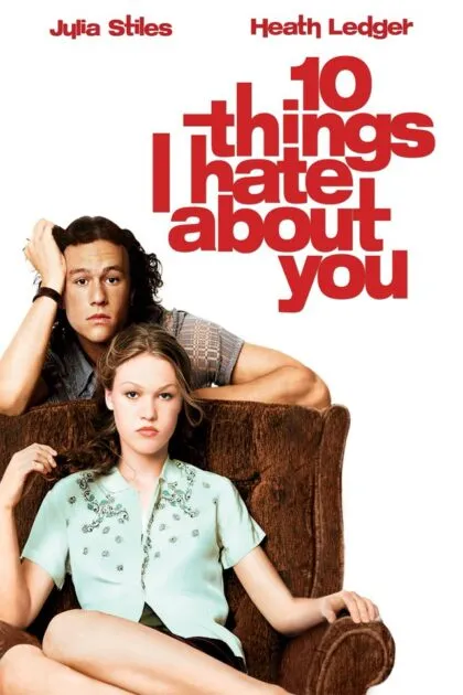 Official movie poster for 10 Things I Hate About You