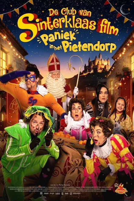 Póster oficial de Club van Sinterklaas: Paniek in het Pietendorp en cines de Dordrecht