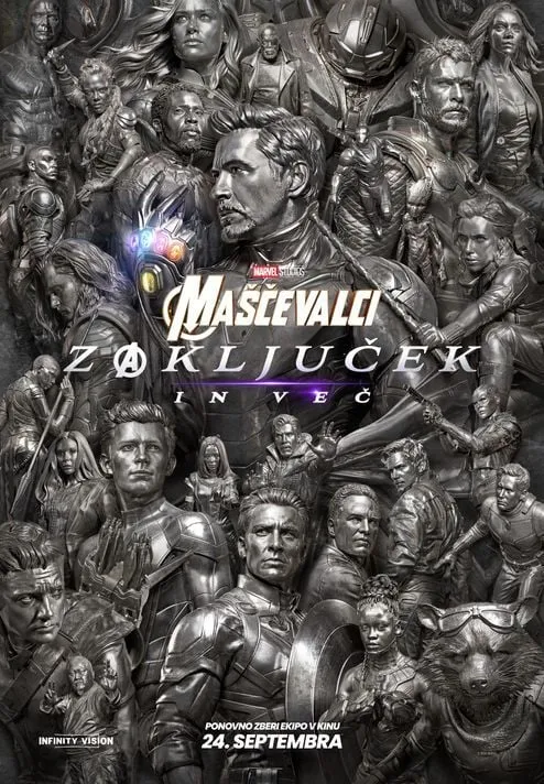 Officiële film poster voor The Avengers in bioscopen in Celje